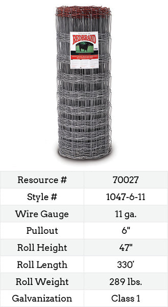 Monarch® Field Fence 330-ft. #1047-6-11 fencing image