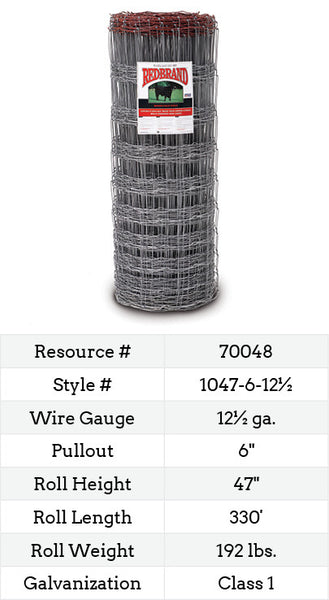 Monarch® Field Fence 330-ft. #1047-6-12½ fencing image