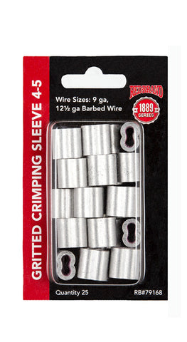 Crimp Sleeve 4-5#  - 25 count