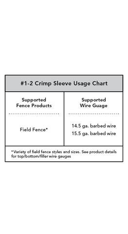 Crimp Sleeve 1-2# - 25 count