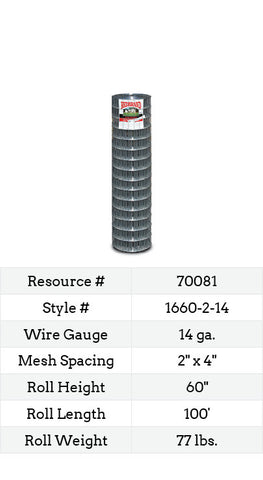 Welded Wire 100-ft. #1660-2-14