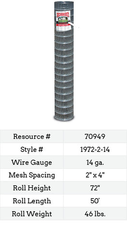 Welded Wire 50-ft. #1972-2-14