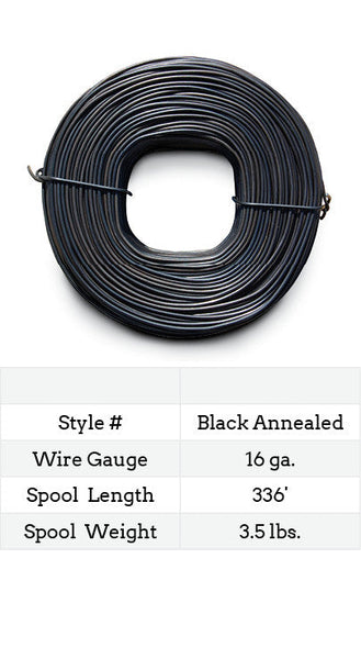 Ty Wire for Rebar 16 Gauge Black Annealed - 336-ft.