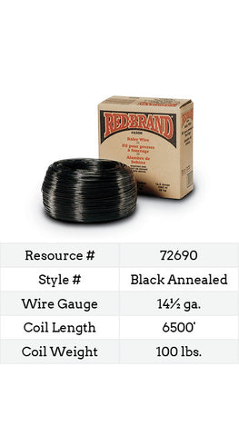Merchant Black Annealed Baler Wire - 6500-ft.