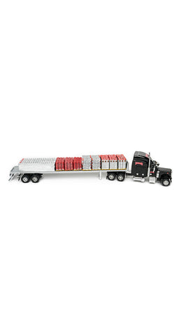 Red Brand Die-Cast Flat Bed Truck