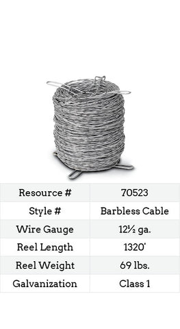 Barbless Cable - 1320-ft.