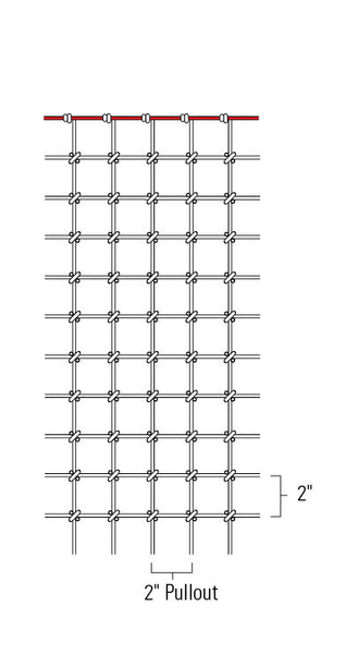Red Brand Yard, Garden & Kennel 50-ft. #2548-2-16 Mesh Spacing Image