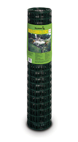 Keystone LG Green Garden Poly-Coated Fence 50' L x 36" H