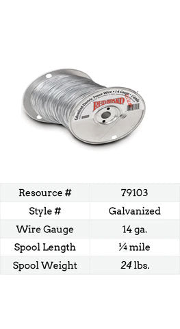 Galvanized Electric Fence Wire 14 Gauge - 1320-ft.