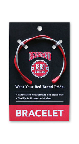 Red Brand Wire Bracelet