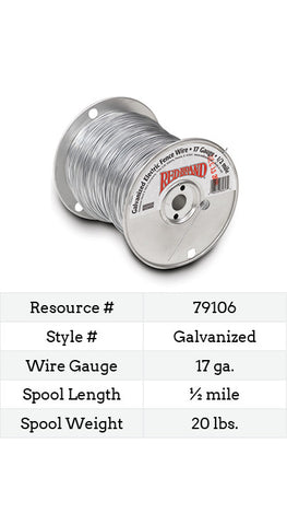 Keystone Red Brand 1/2-Mile x 14 Ga. Steel Electric Fence Wire 85611, 1 -  Fry's Food Stores