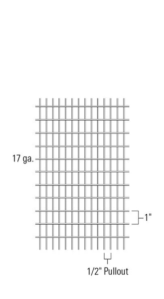 Keystone LG Welded Wire 100-ft. #2524-½-17 mesh spacing image
